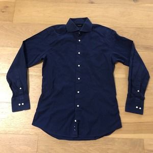 Suitsupply Navy Dress Shirt